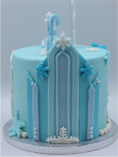 cakedesign chateau reine des neiges ogoodubo