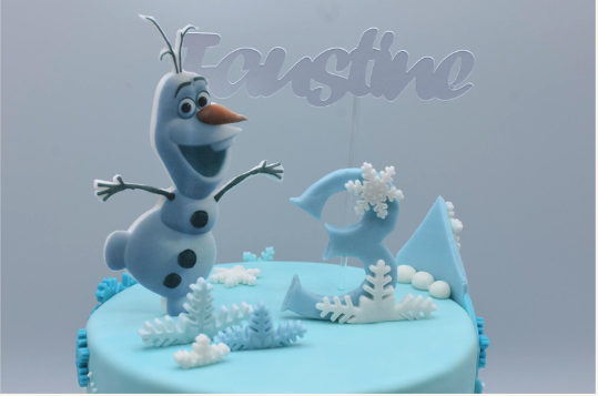 cakedesign olaf reine des neiges ogoodubo