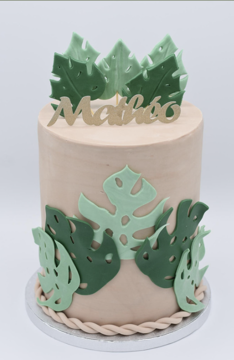 Gâteau cake design jungle