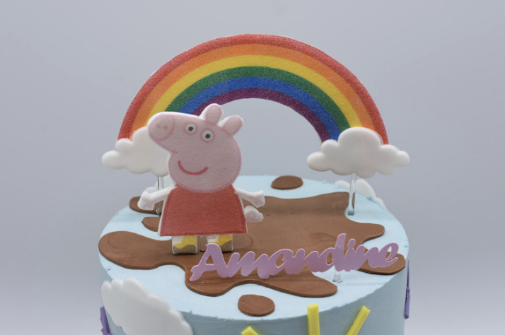 Gâteau cake design peppa pig