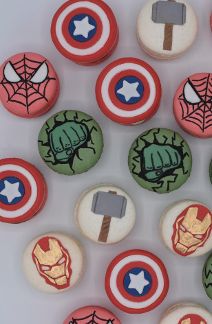 Macarons avengers