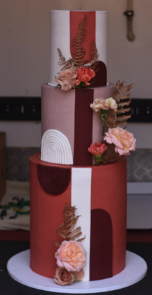 Wedding cake fleuri