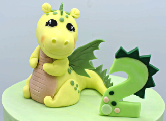 Gâteau dragon enfant