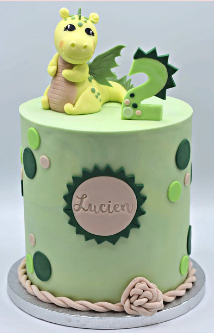 Gâteau dragon enfant