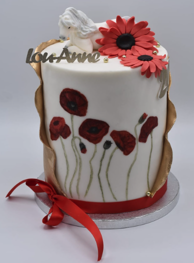 Cake design fleur