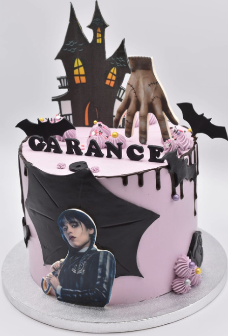 gâteau mercredi addams ogoocubo